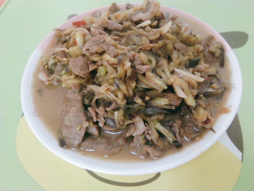 羊肉炒茄子