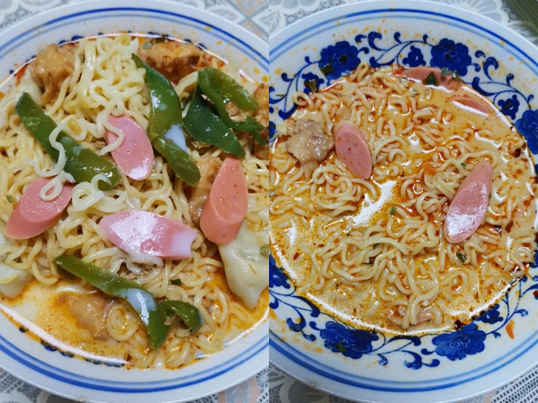 牛奶方便面的做法