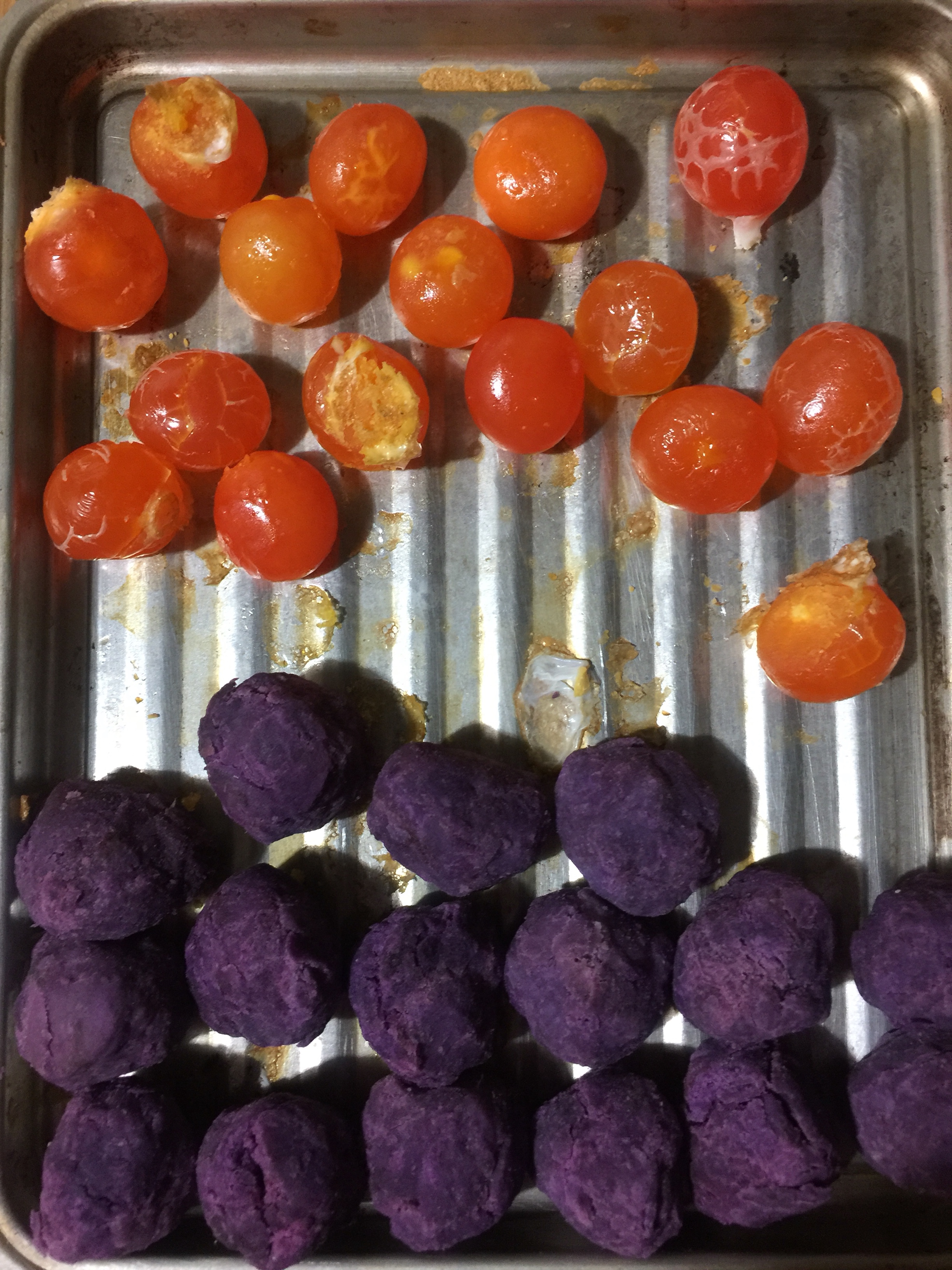 紫薯蛋黄酥的做法 步骤6