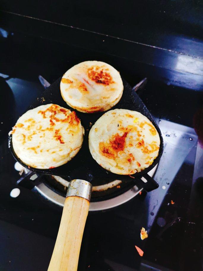 早餐霸王~沉甸甸鸡蛋汉堡