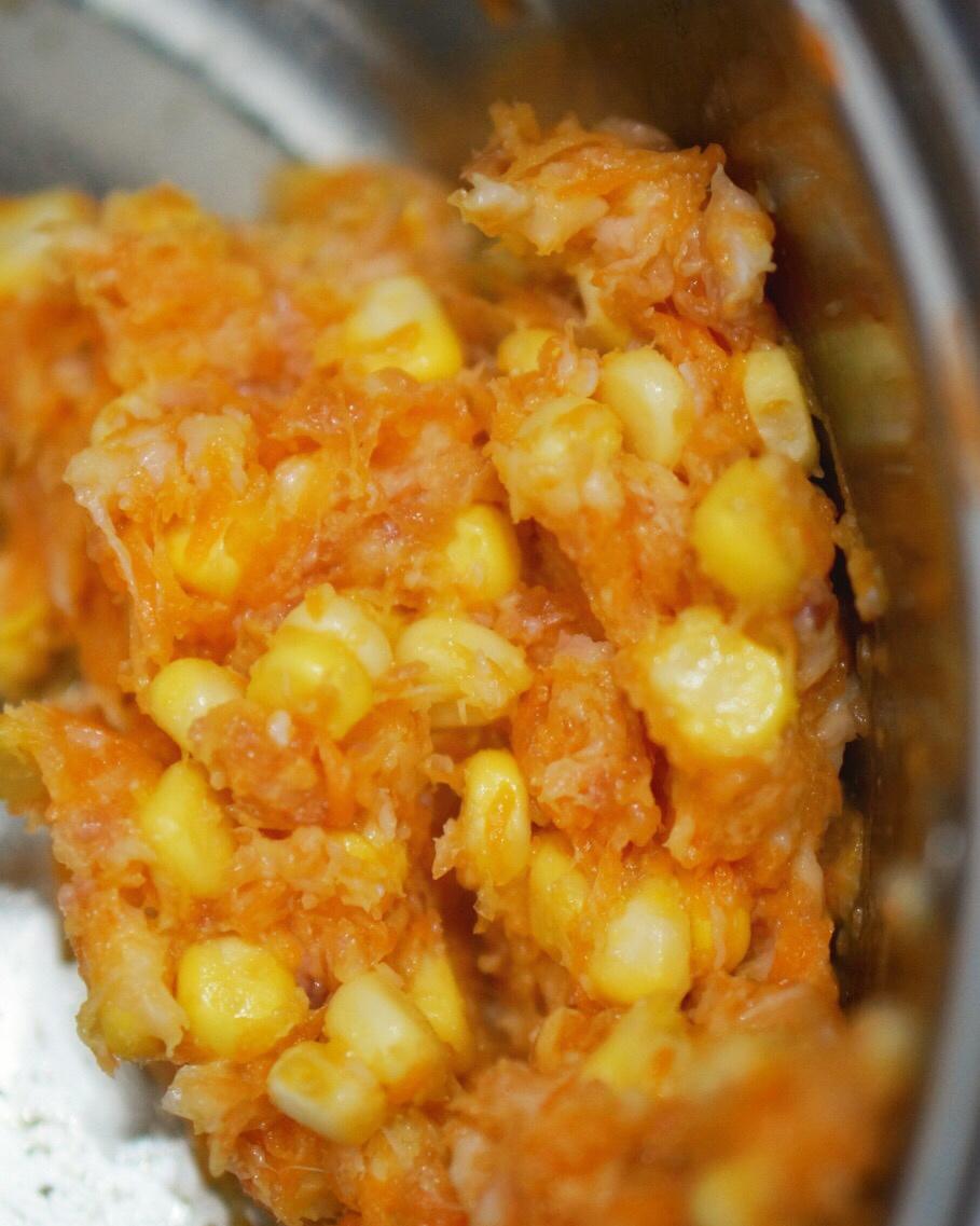 玉米胡萝卜饺子