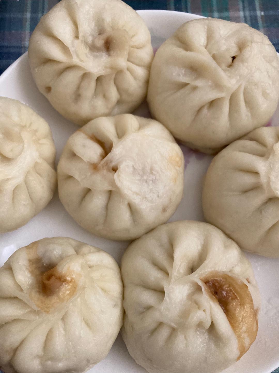 茄子大蒜猪肉包