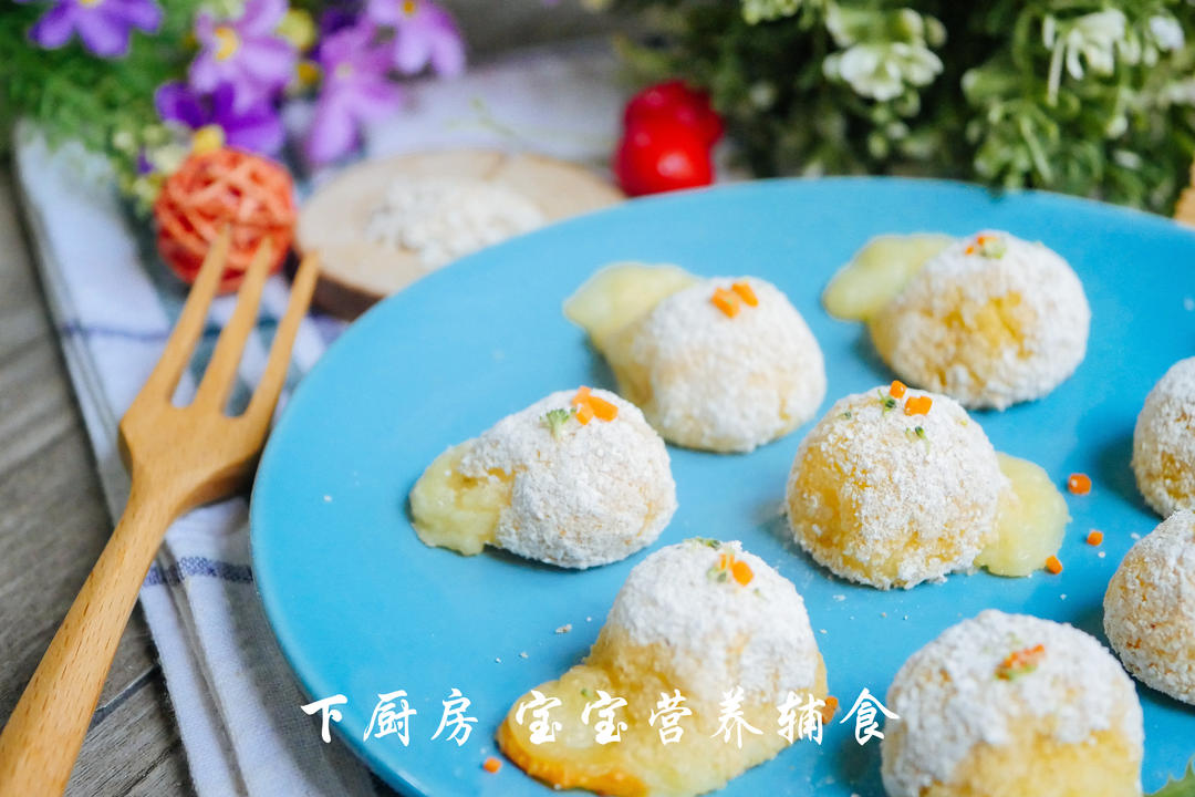 爆浆薯球的做法