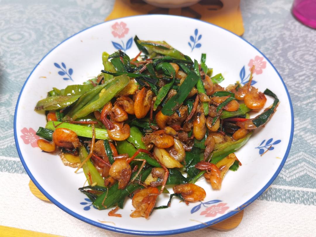 韭菜炒虾米