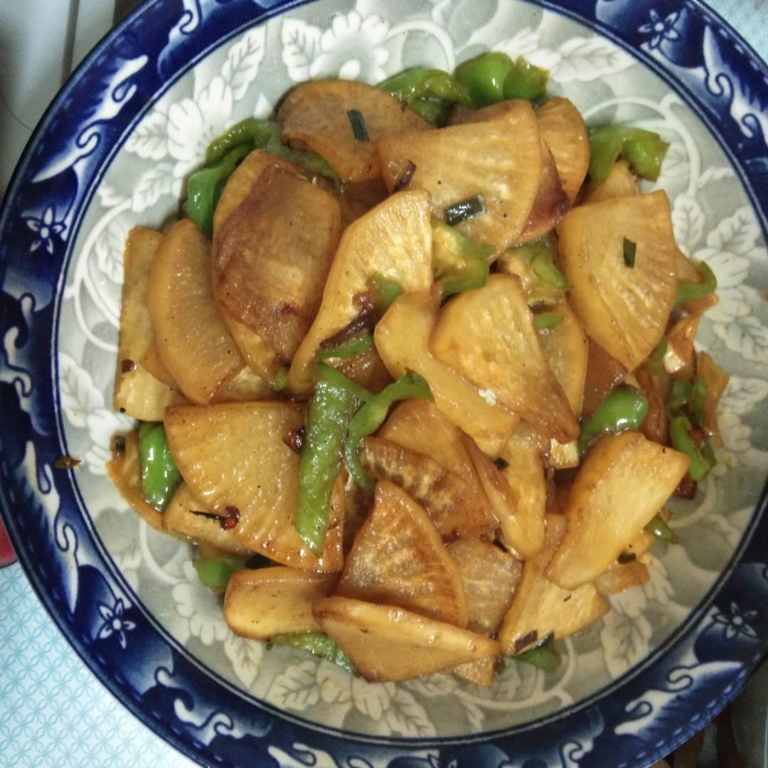 美味炒萝卜片