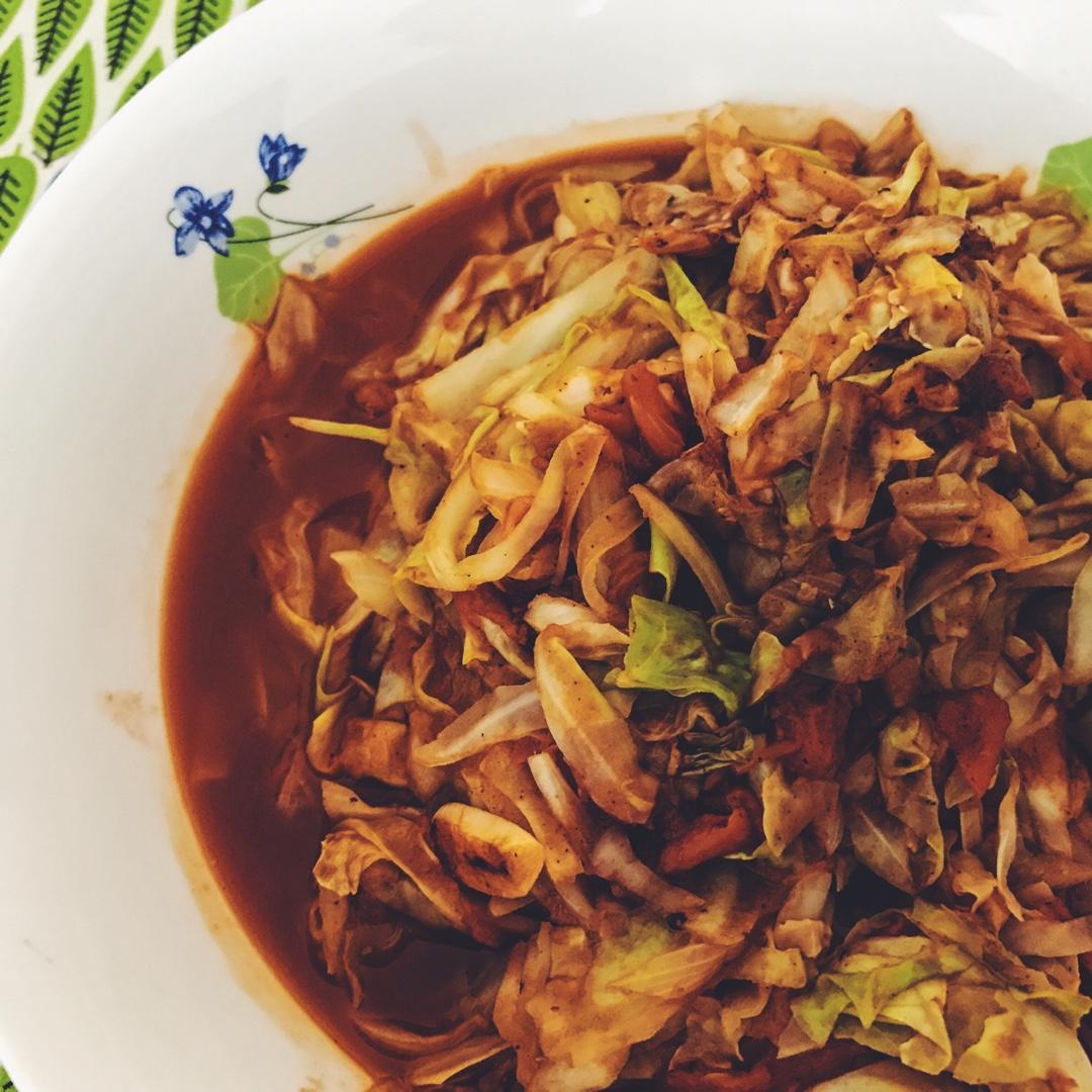 番茄炝炒圆白菜