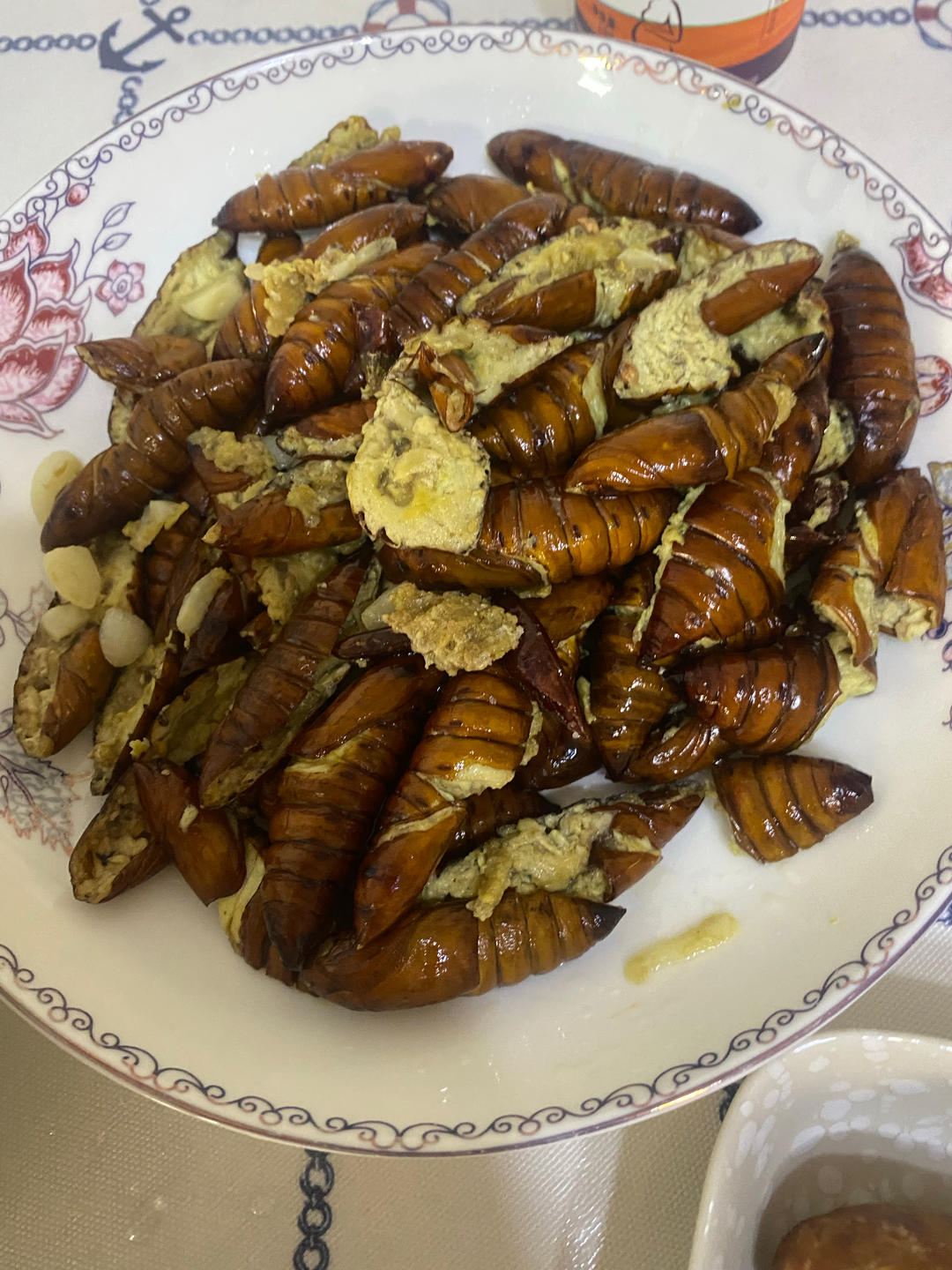 夏雨福做的素炒蒜苔