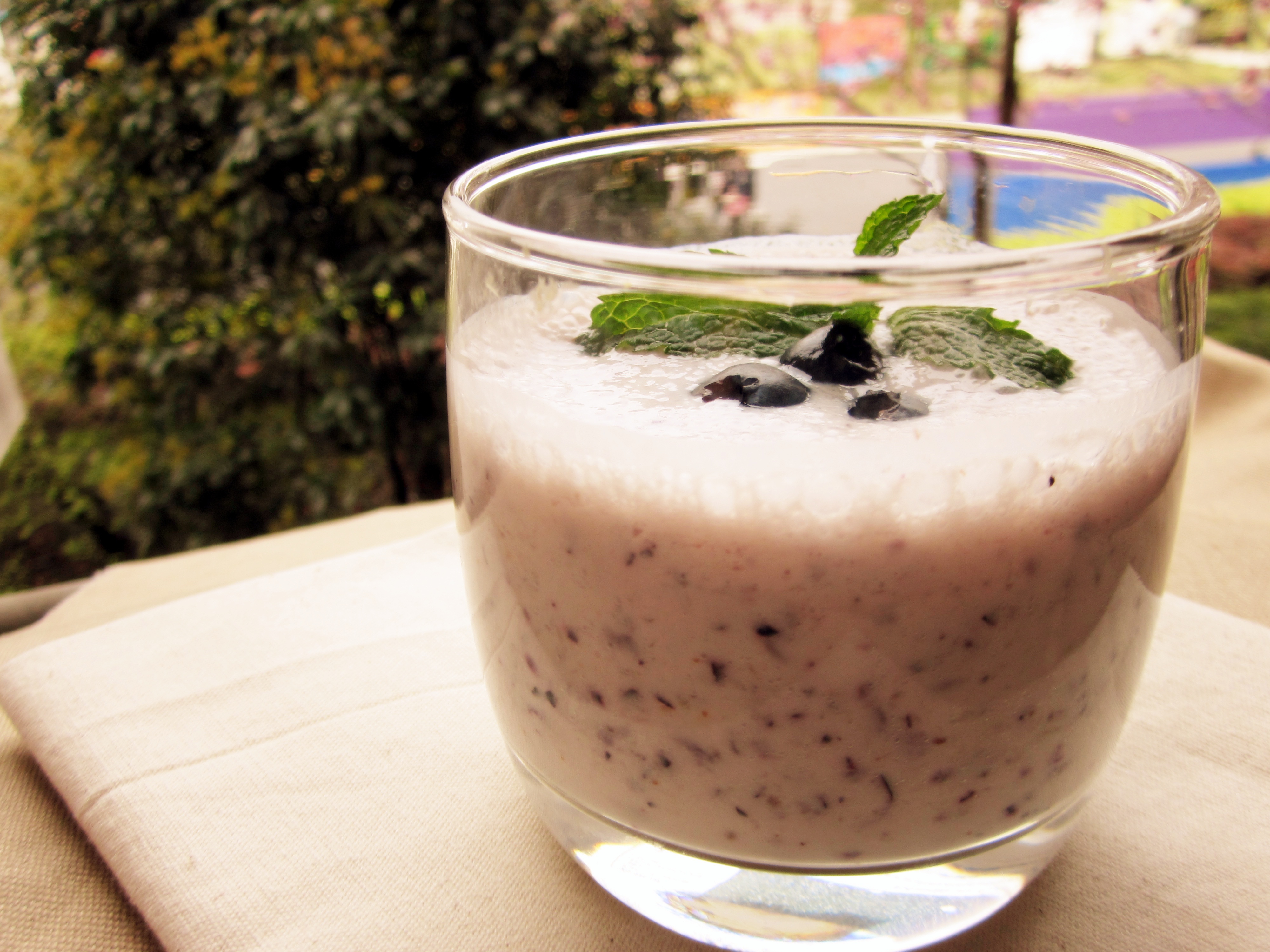 胡萝卜熊做的蓝莓优格