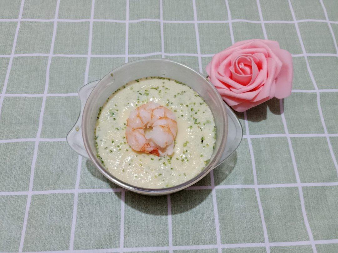 宝宝辅食【青菜虾仁鸡蛋羹】