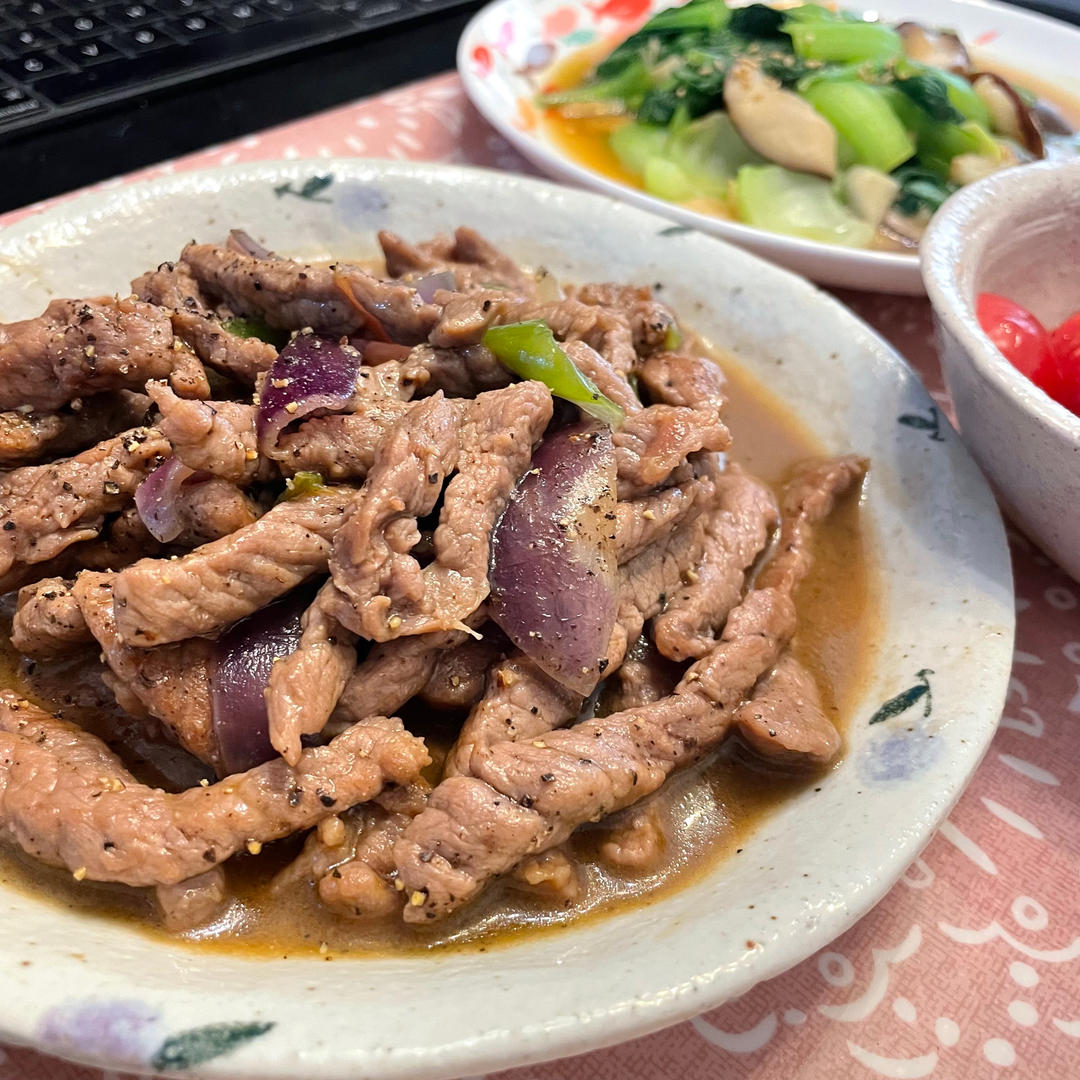 杭椒牛柳黑椒牛柳 终于找到炒出嫩牛肉的办法了 肉片肉丝都适用