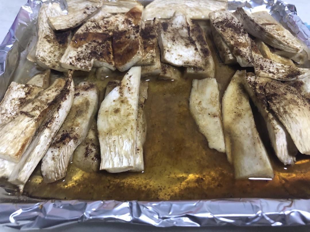 比肉好吃的烤箱烤杏鲍菇