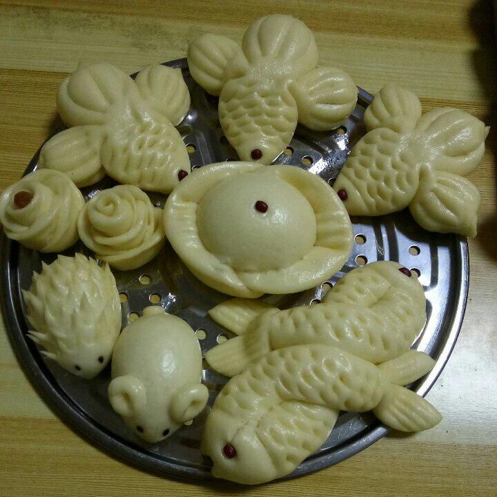 花开富贵 年年有余——鱼与元宝馒头（九款）