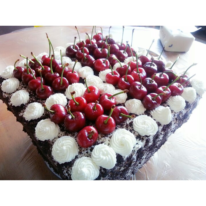 巧克力方形慕斯蛋糕