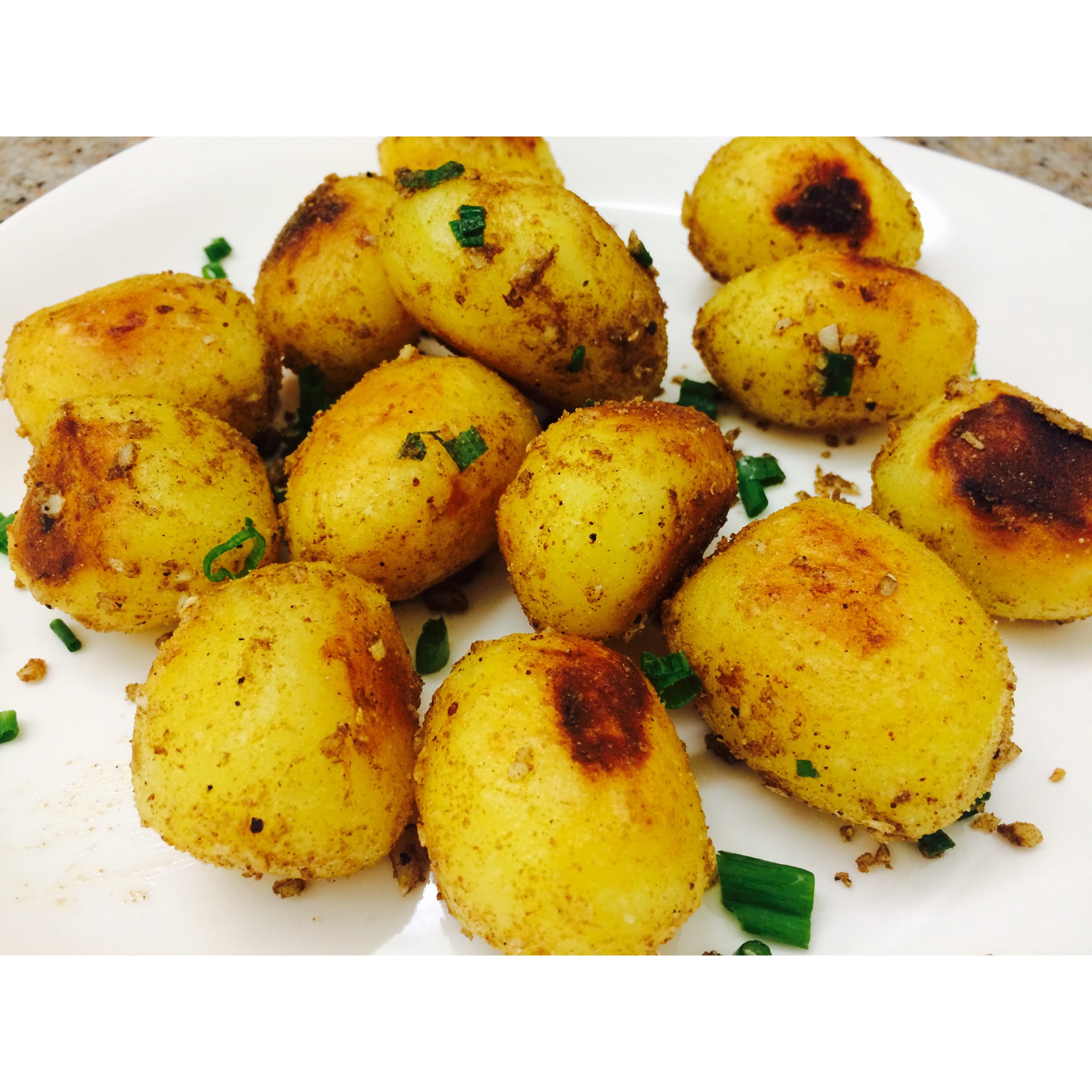土豆泥要加培根做的孜然香辣小土豆 dry fried baby potato