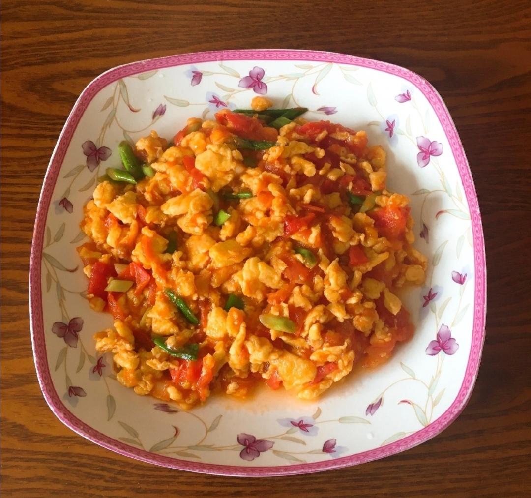 【西红柿炒鸡蛋的做法步骤图,怎么做好吃】太原蔡澜_下厨房