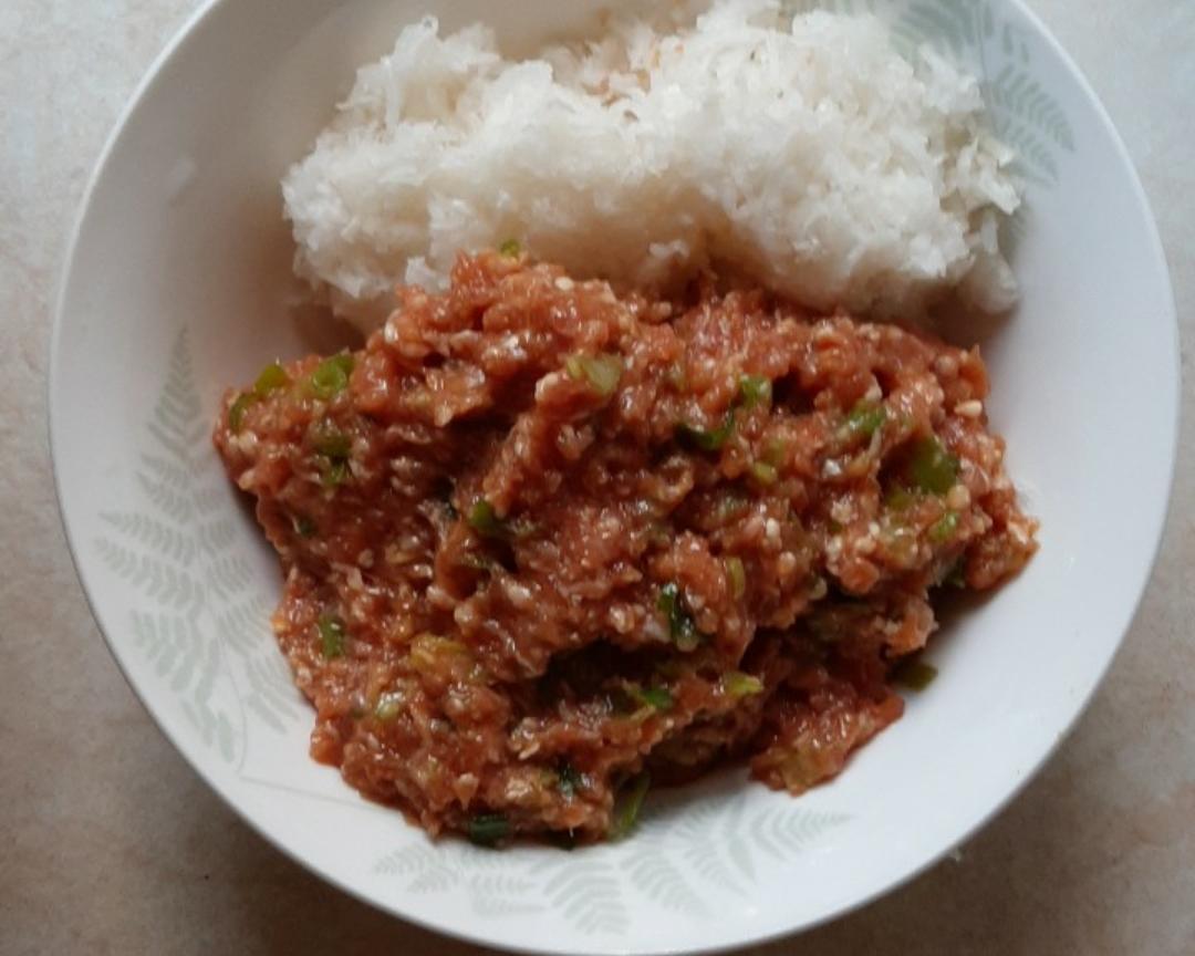 猪肉白萝卜馅水饺