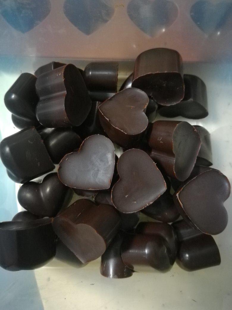 可可液块自制巧克力