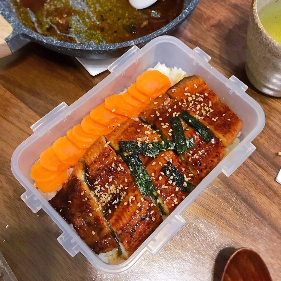超简单的鳗鱼饭——一边吃一边看柯南吧～