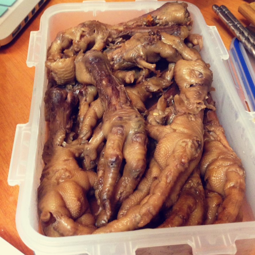 香辣卤鸡爪