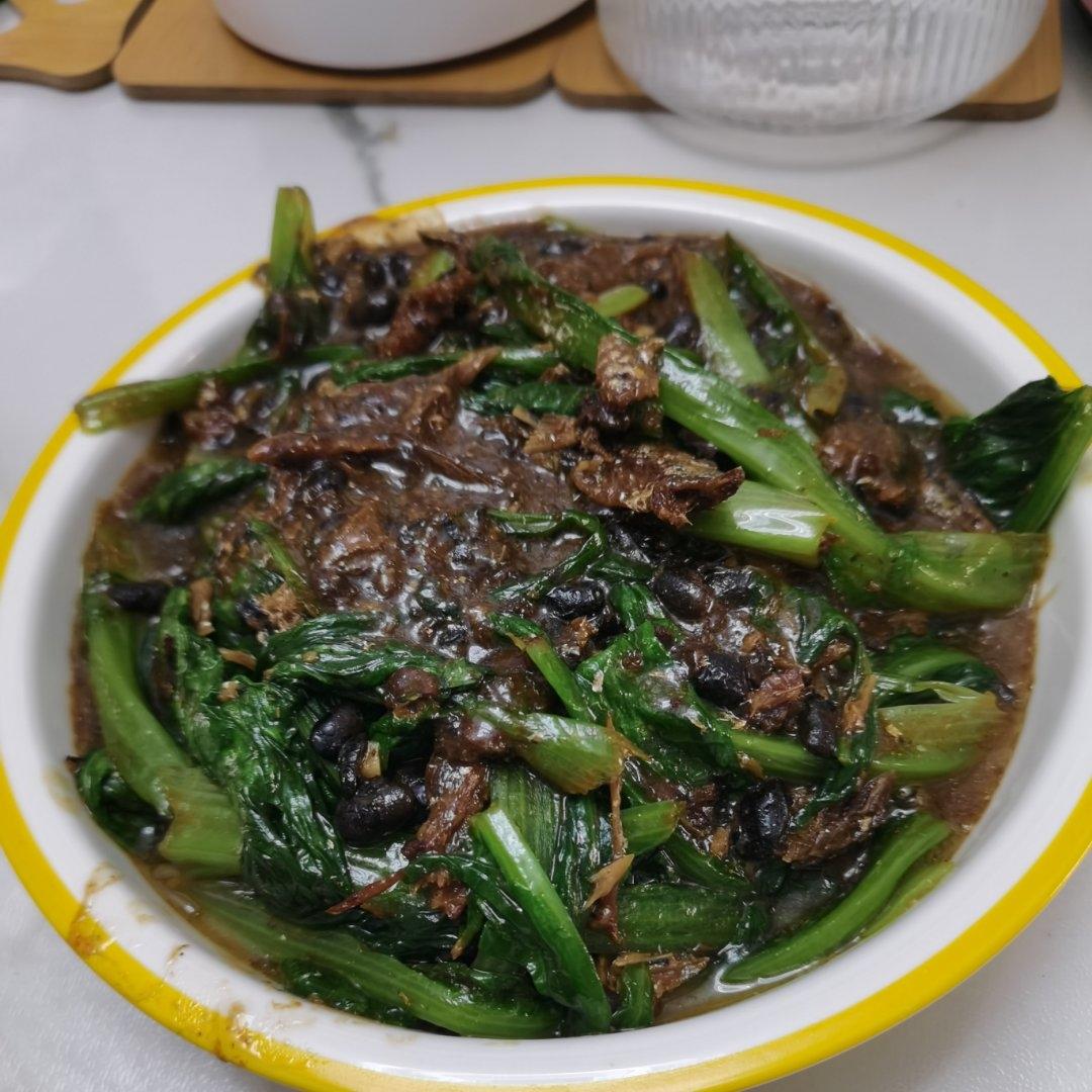 豆豉鲮鱼油麦菜