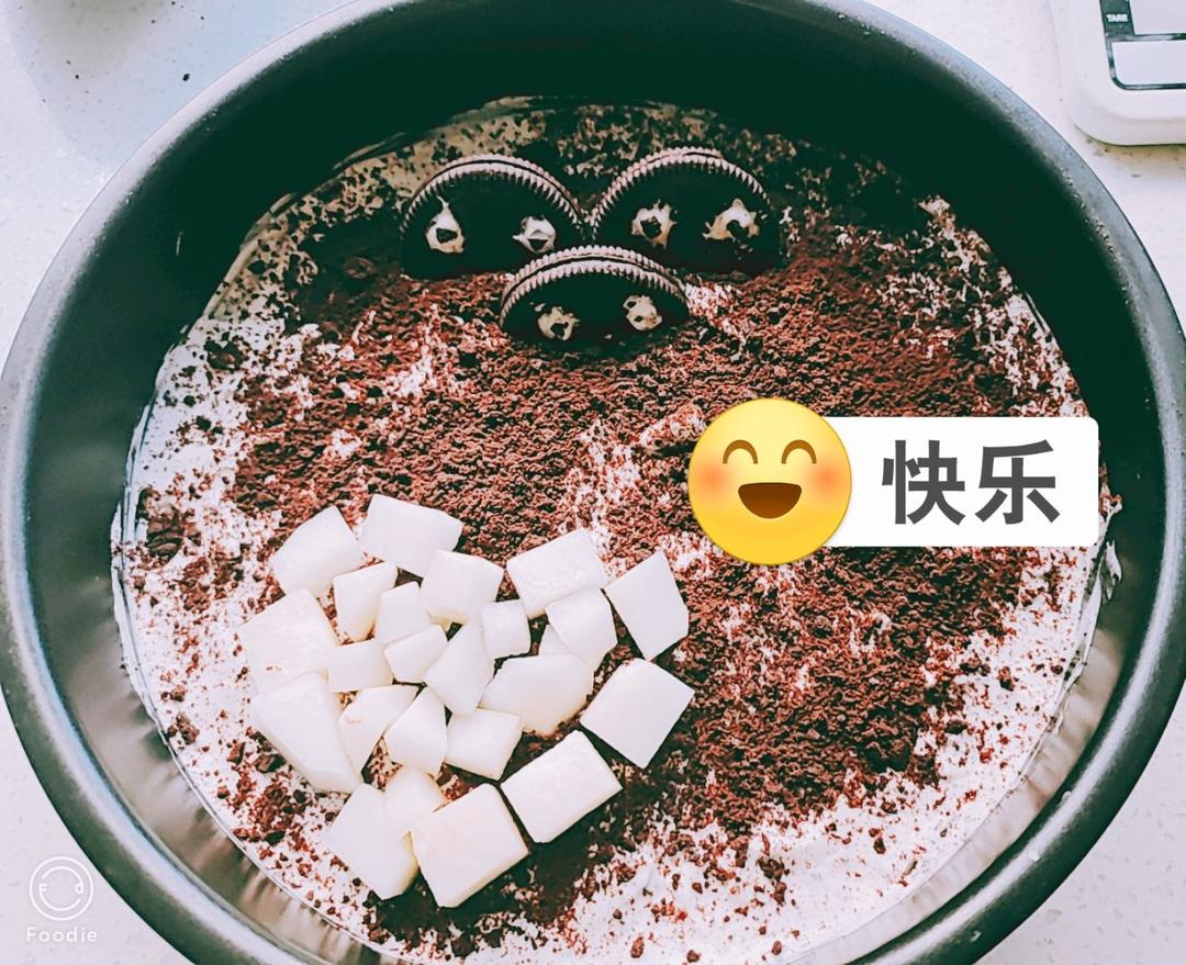 6寸牛奶奥利奥慕斯蛋糕