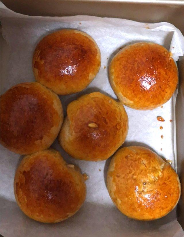 蜂蜜全麦早餐包丨健康·烘焙