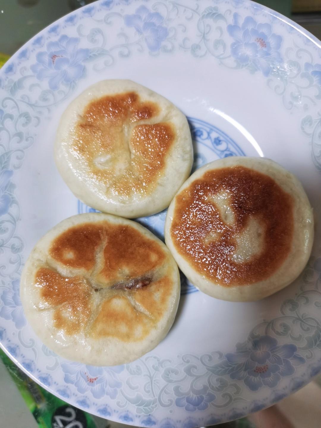 美味快手早餐~拉丝芝士红豆饼