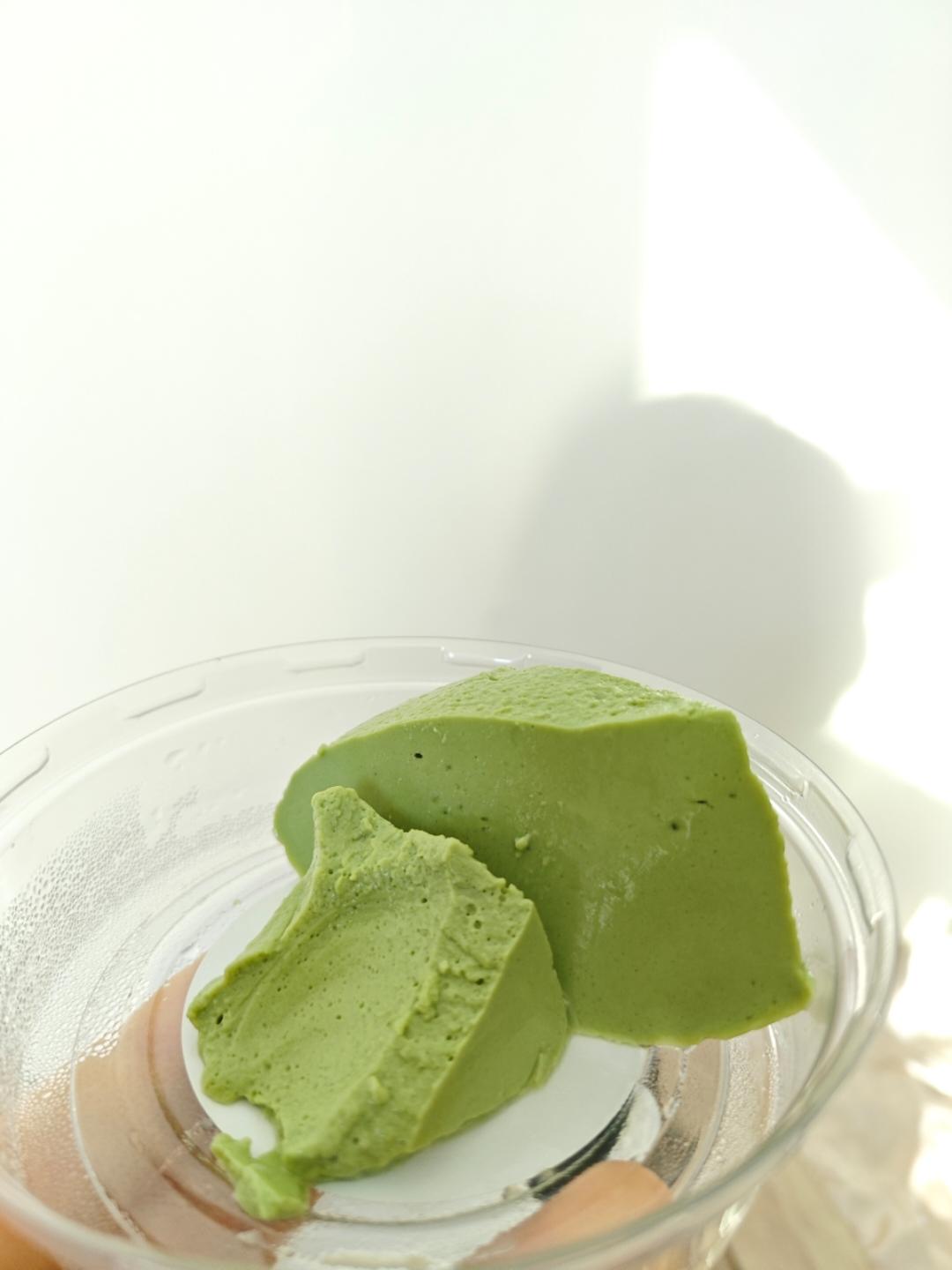 无糖抹茶奶酪豆腐（减肥也能放肆吃）