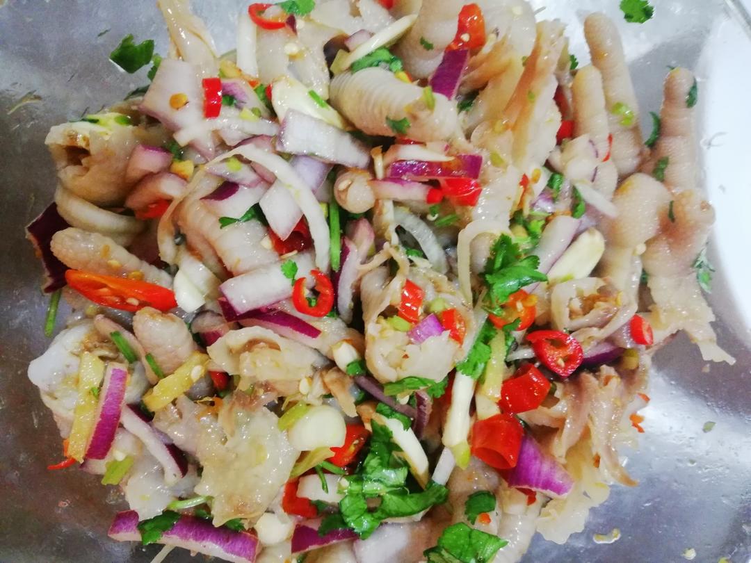 酸辣鸡爪的做法