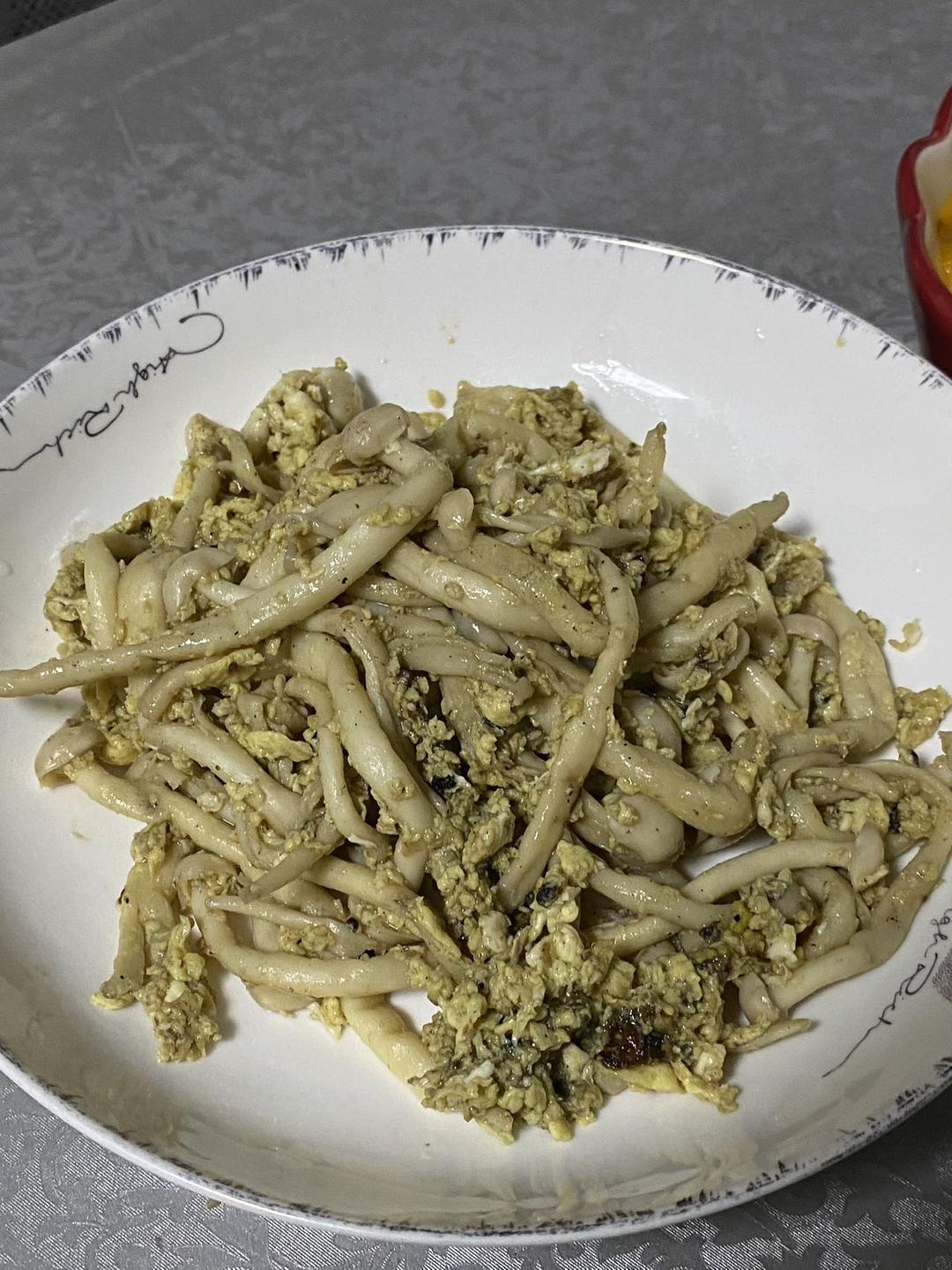 蟹味菇滑蛋