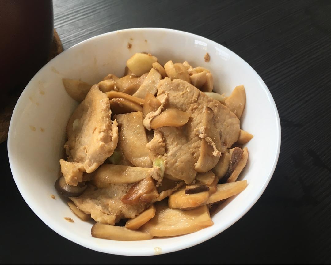 肉炒杏鲍菇
