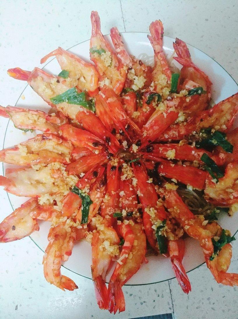 蒜蓉粉丝蒸虾