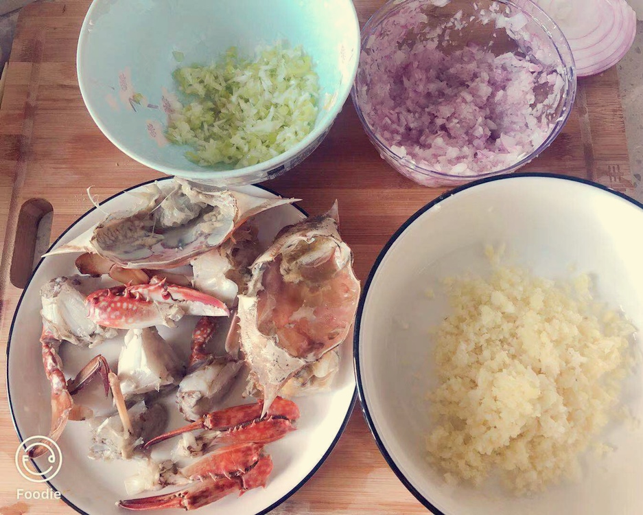 咖喱蟹的做法 步骤3