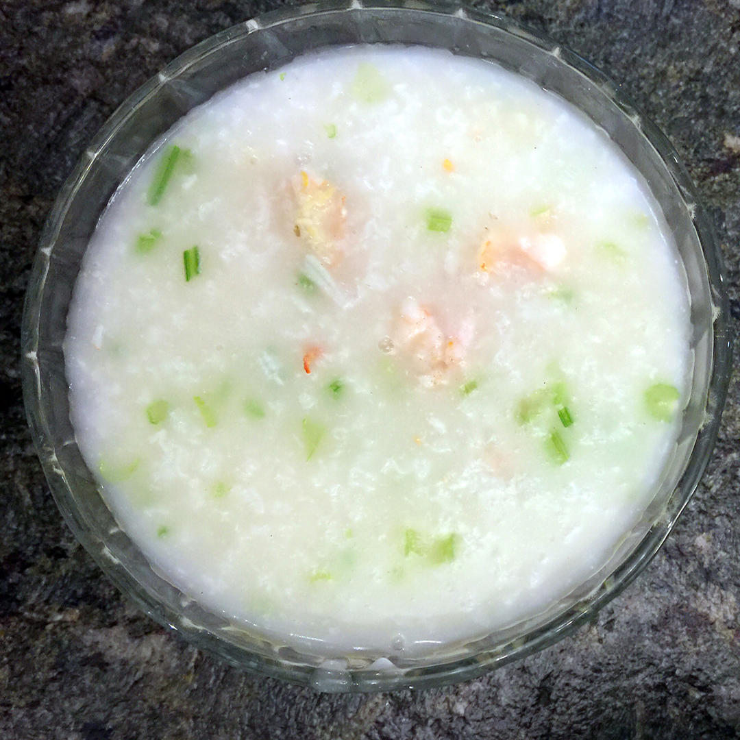鲜虾香芹粥