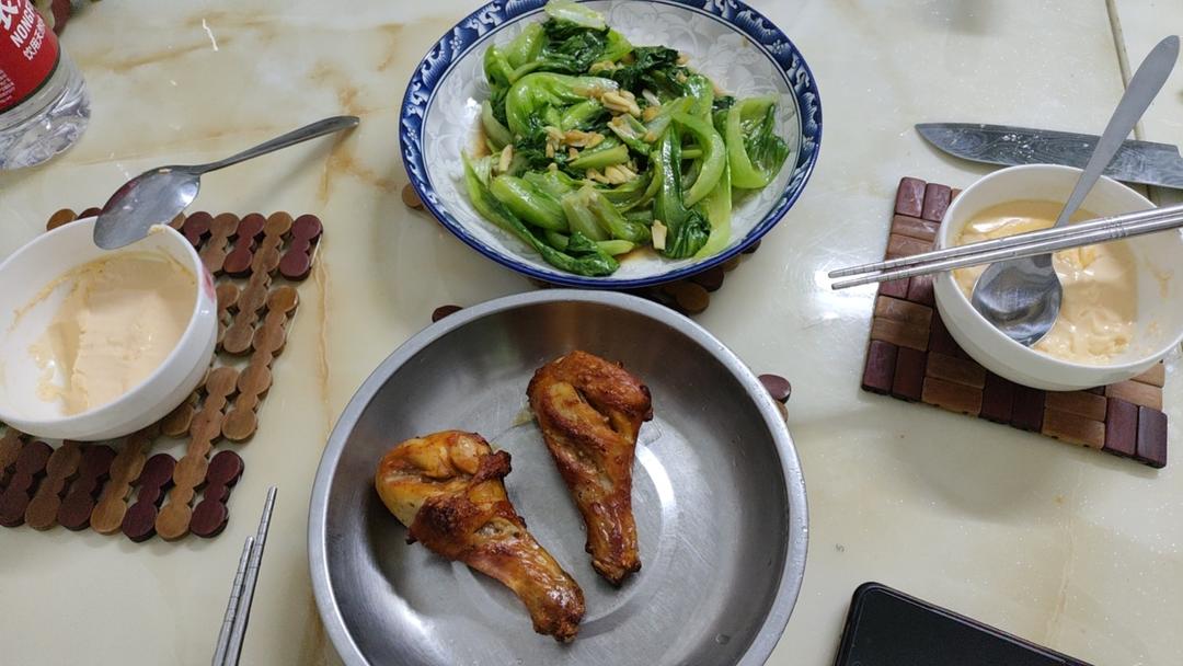 空气炸锅烤鸡腿，鲜嫩多汁