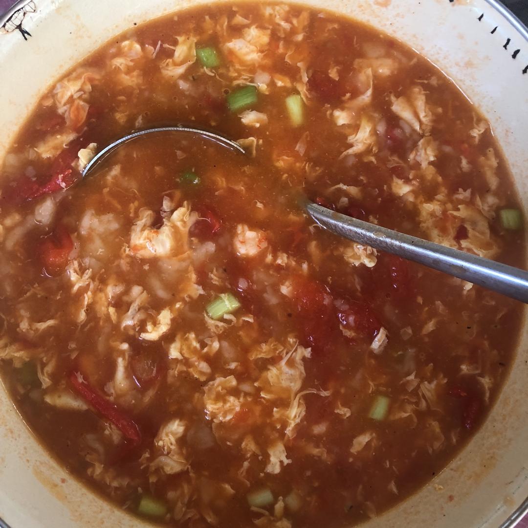简单早餐-疙瘩汤