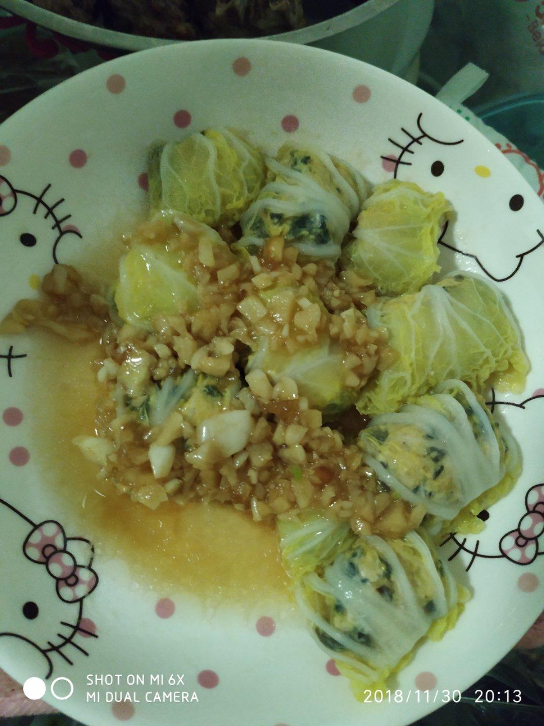 肉酿白菜卷