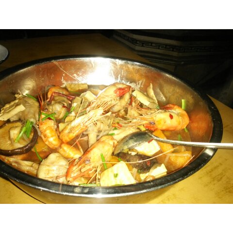 明虾肉蟹煲