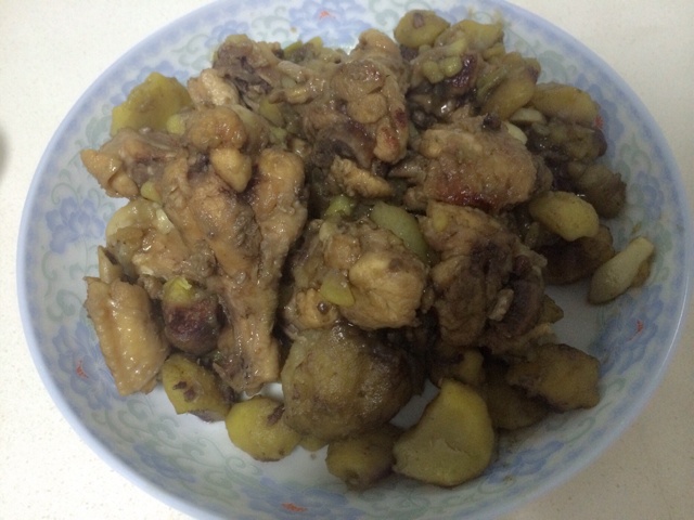 板栗烧鸡翅