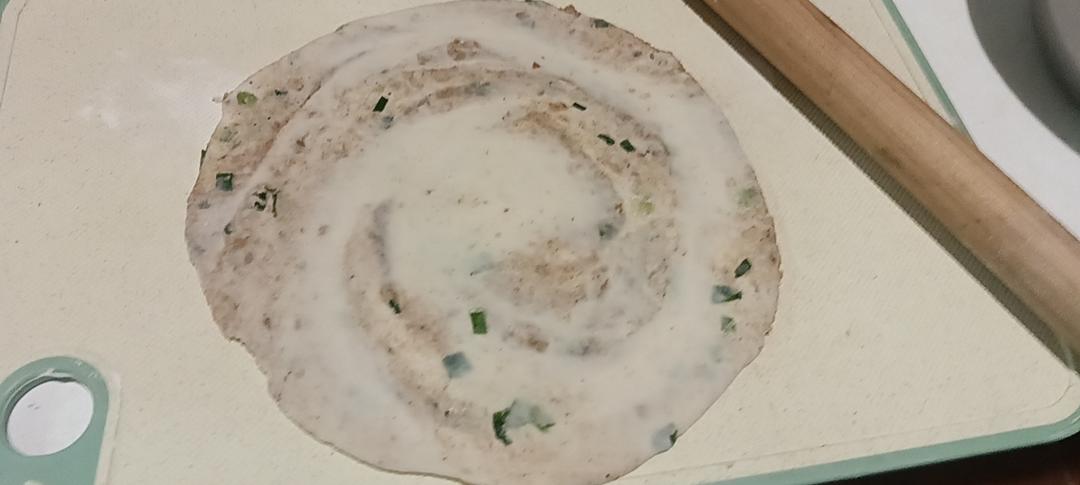 油渣葱花饼（不发面，不醒面，简单烫面版）