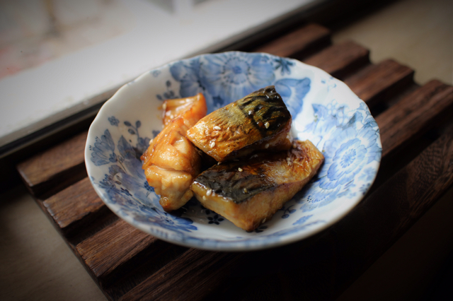 サバの蒲焼き風♪（日式鲭鱼蒲烧）