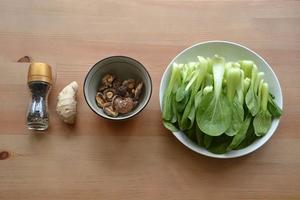 香菇油菜的做法 步骤1
