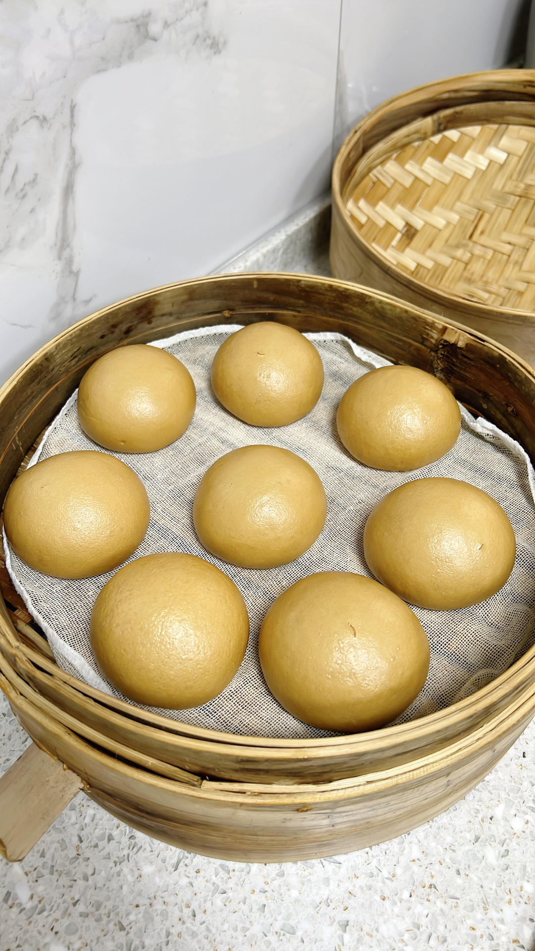 有着面包口感的红糖馒头（一次发酵）