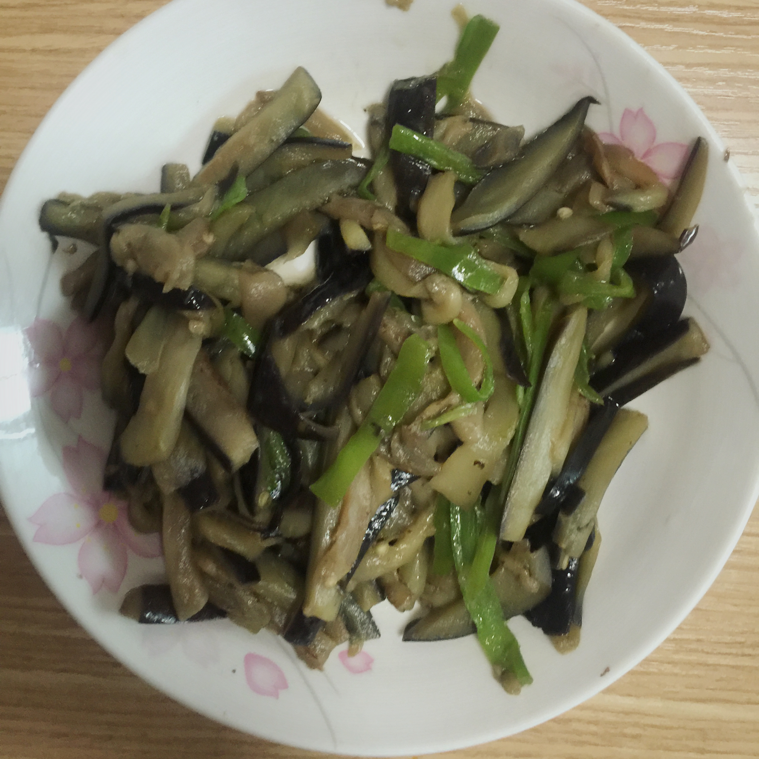 青椒炒茄子