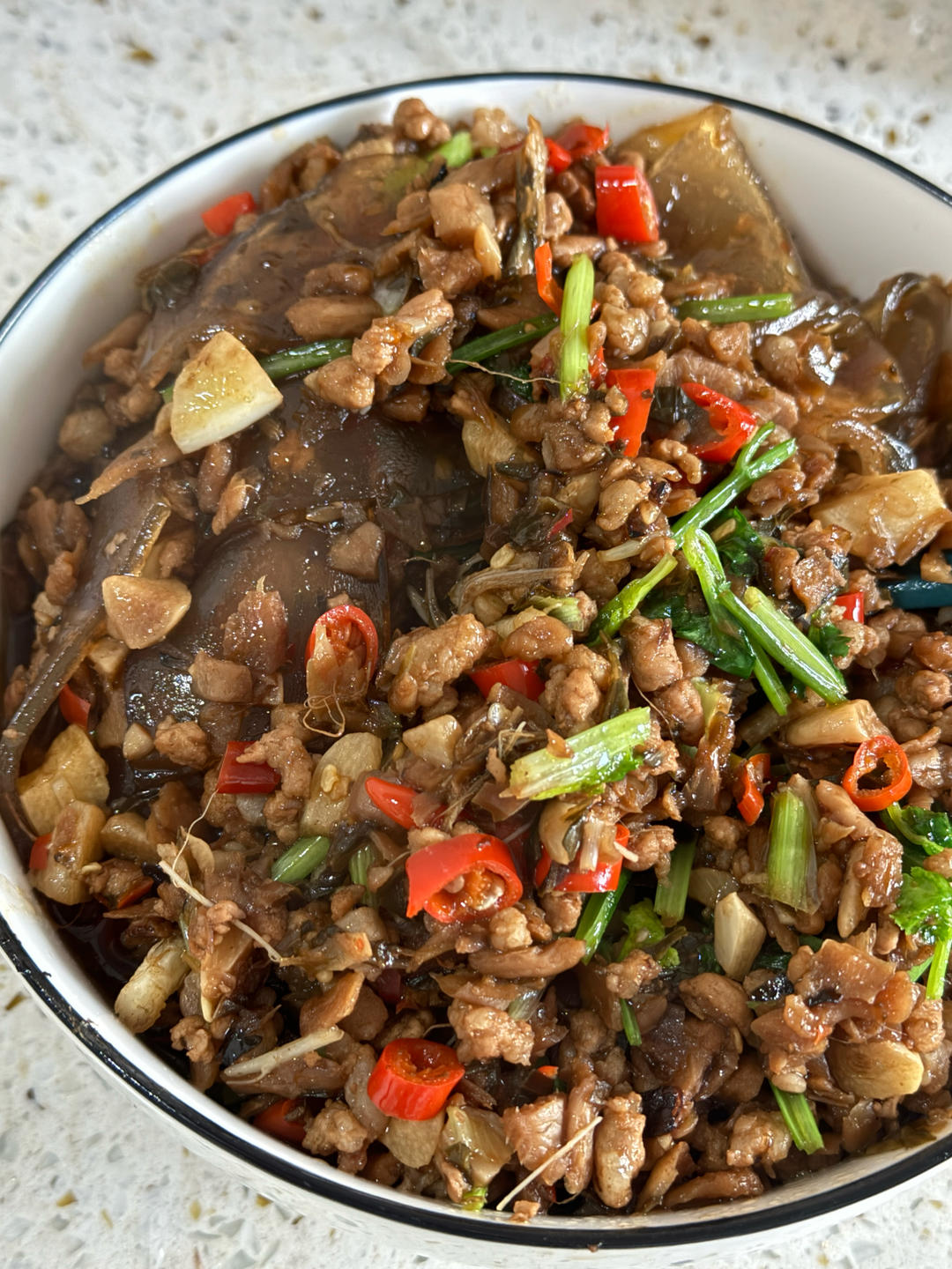 软糯Q弹的家常肉末酸菜粉皮