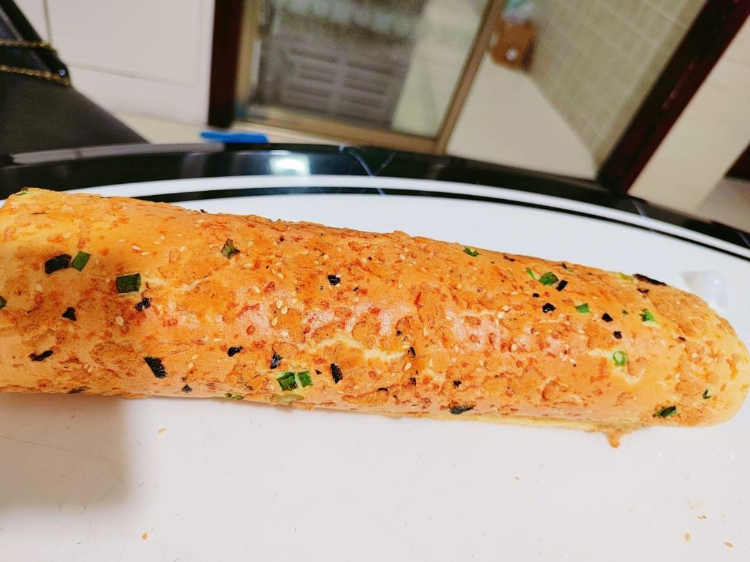 香葱海苔肉松芝麻蛋糕卷
