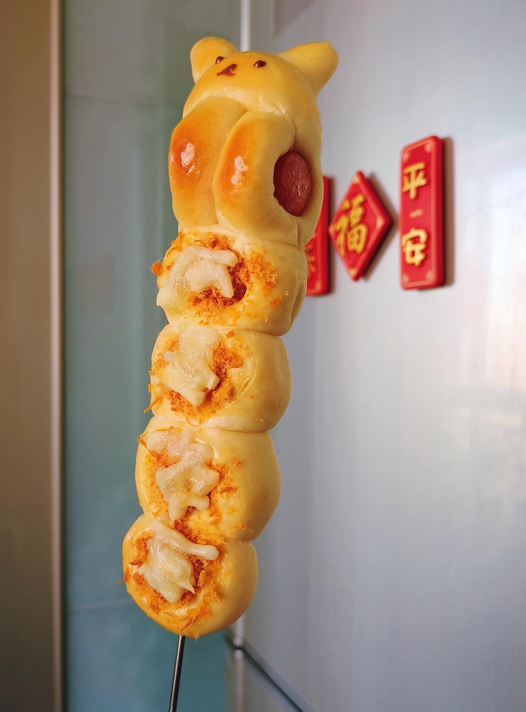 钱兔无量面包