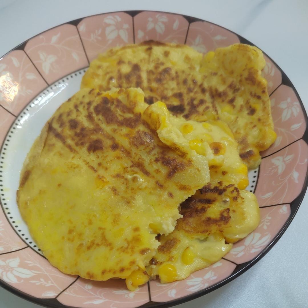 软糯玉米粒土豆饼