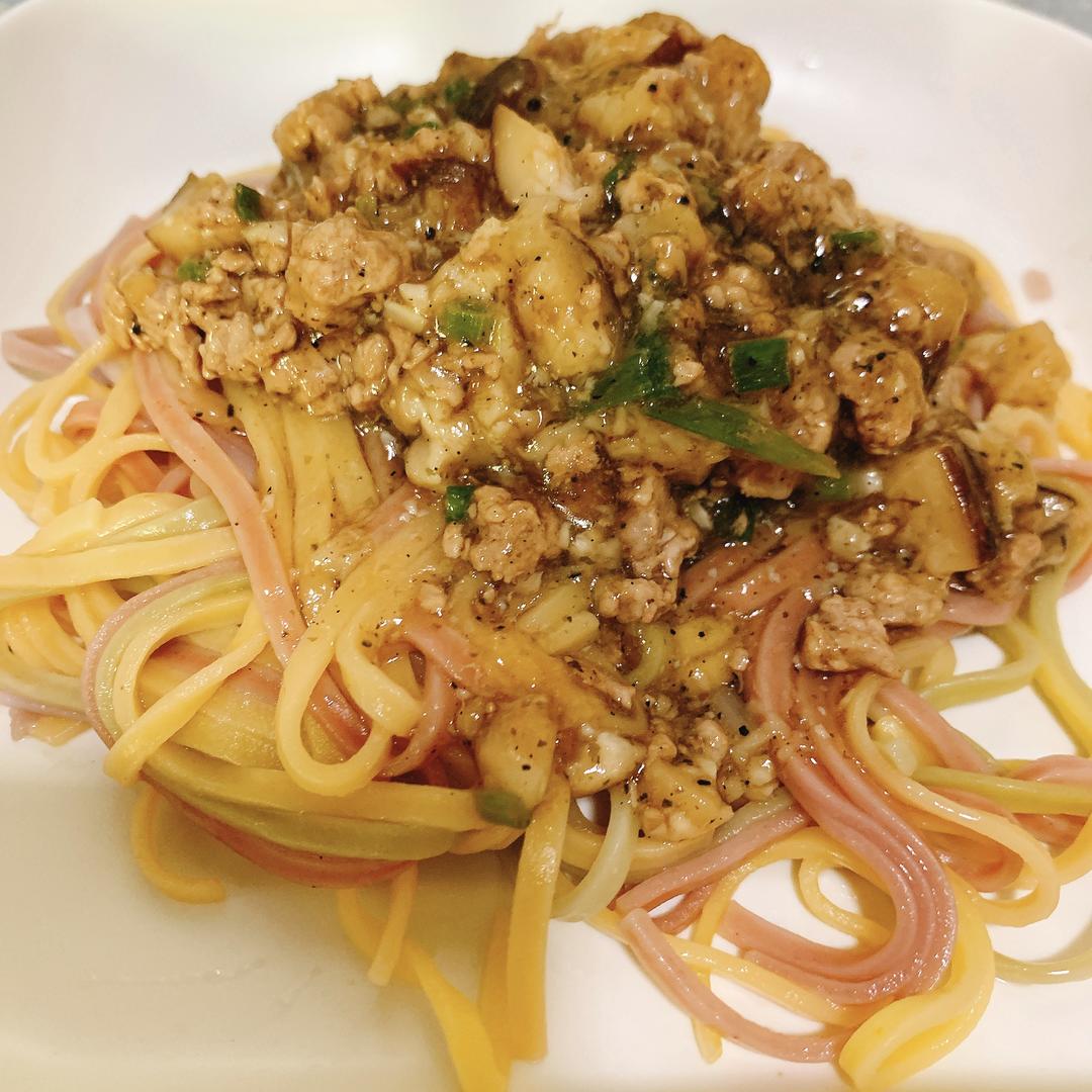超简单🉐️宝宝辅食-香菇肉末打卤面