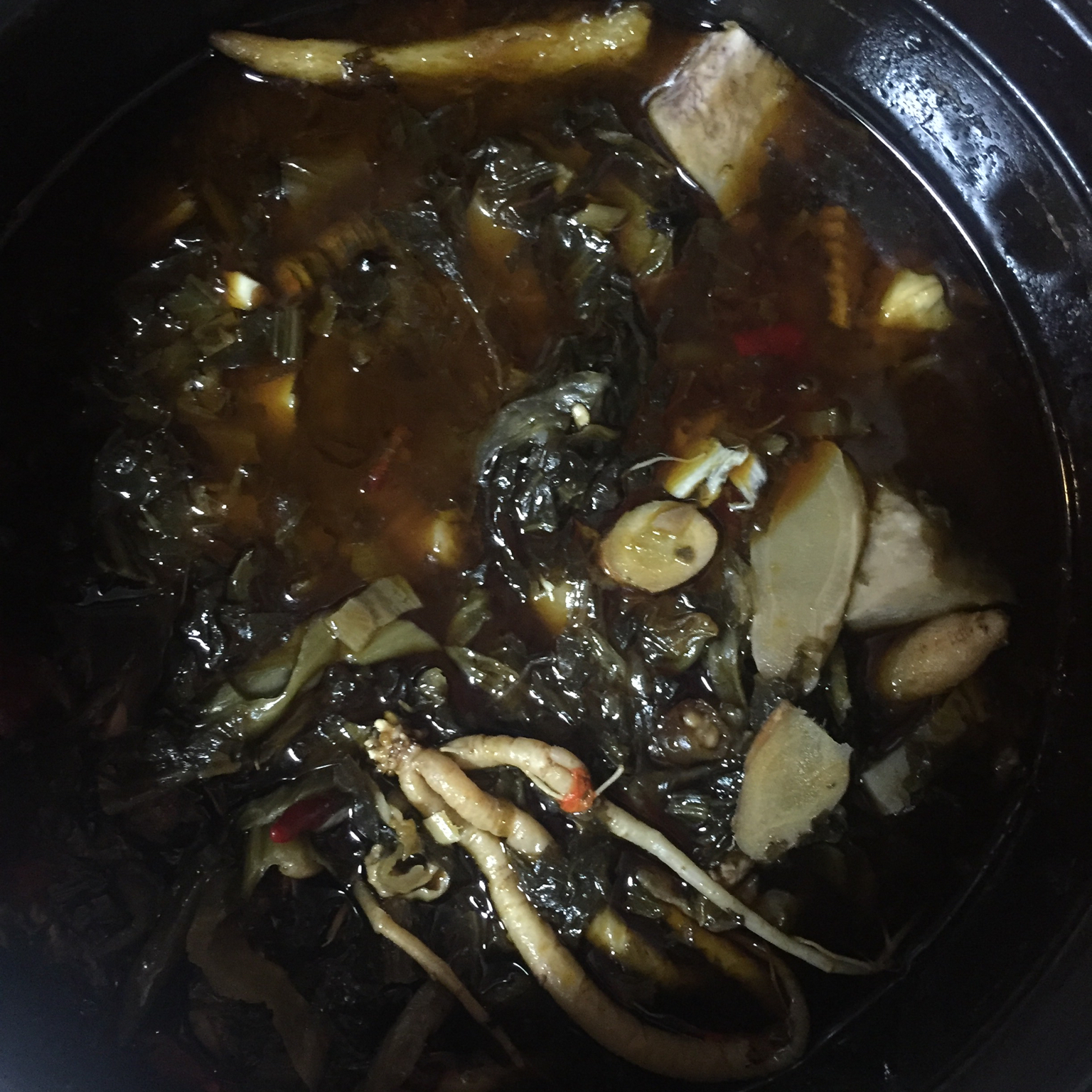 酸菜鸡
